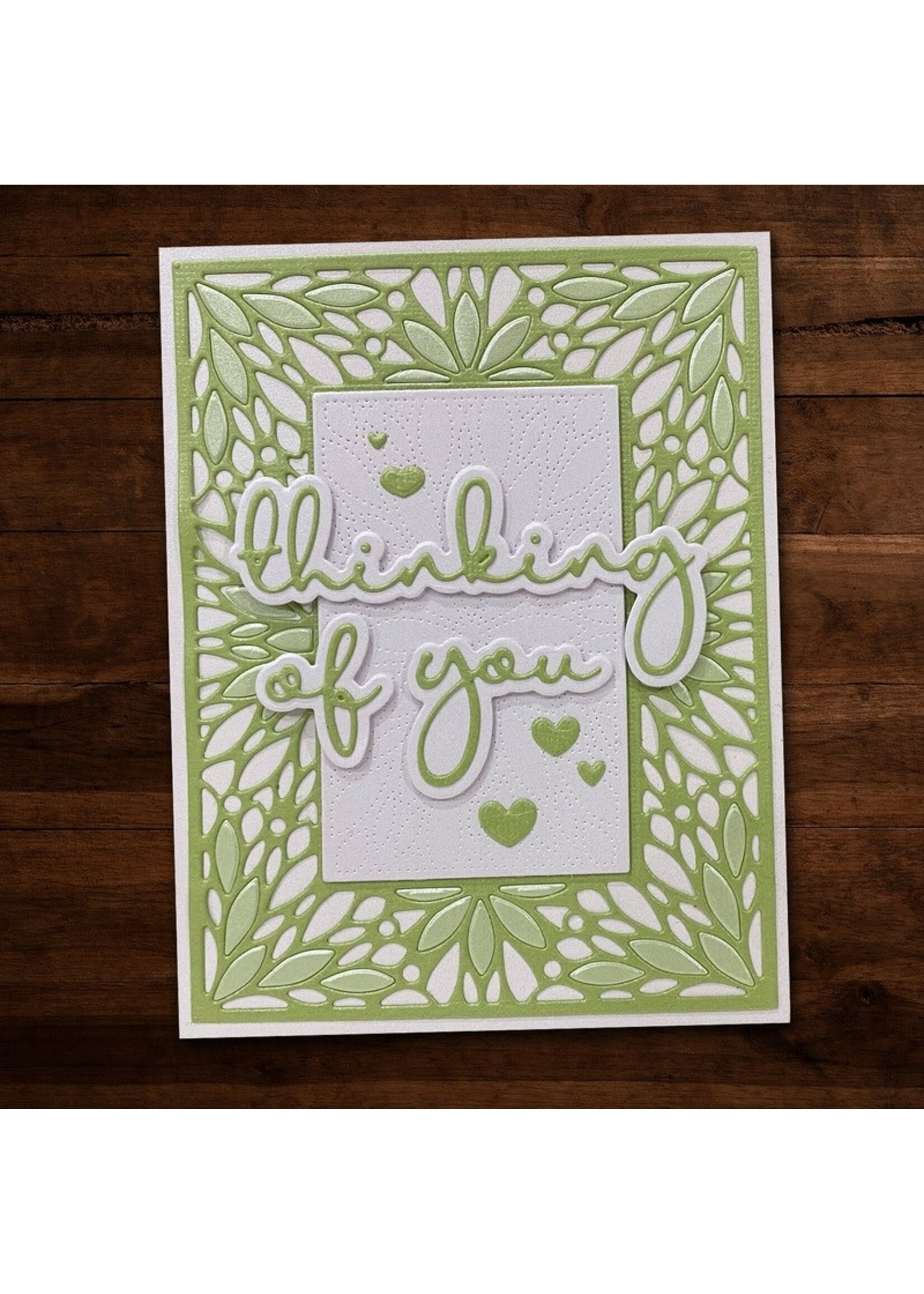 Paper Rose Paper Rose Die, 20910 Thinking Of You Fine Script Layered