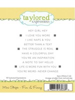 Taylored Expressions Taylored Expressions Stamp, Mini Strips Fun & Funny