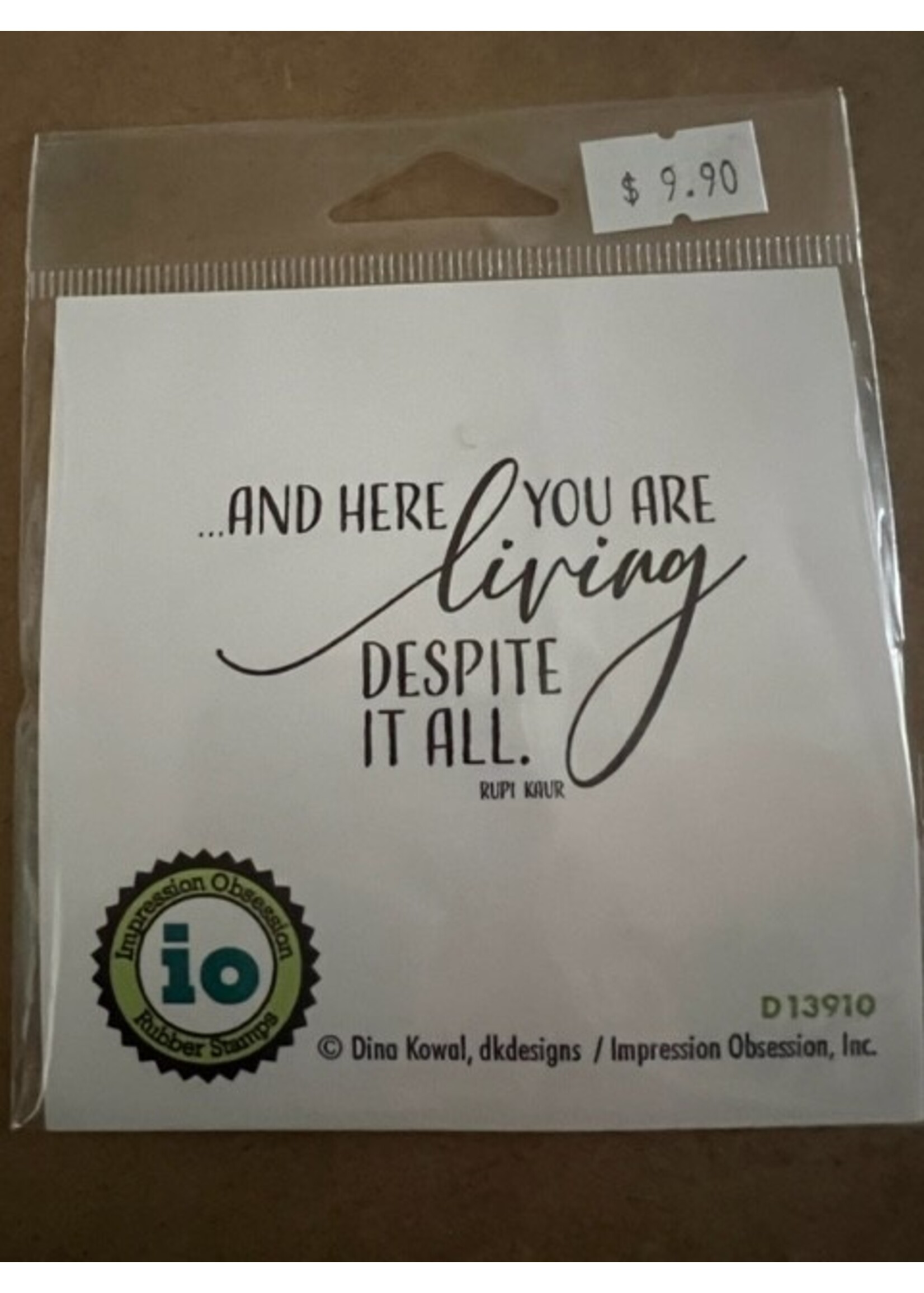 Impression Obsession Stamp