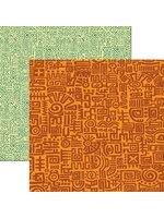 Reminisce Reminisce 12x12 Mexico, Orange Doodle