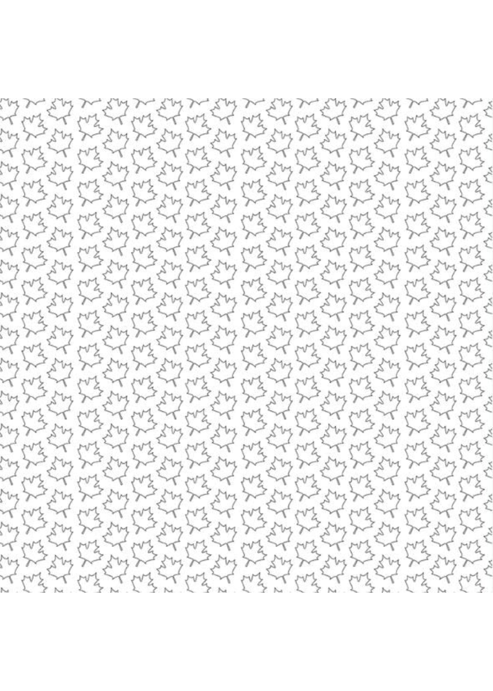 Paper Play 12x12 Paper, O Canada 2  - Color Me