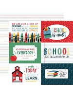 Echo Park Echo Park 12x12 First Day of School, 6x4 Journaling Cards