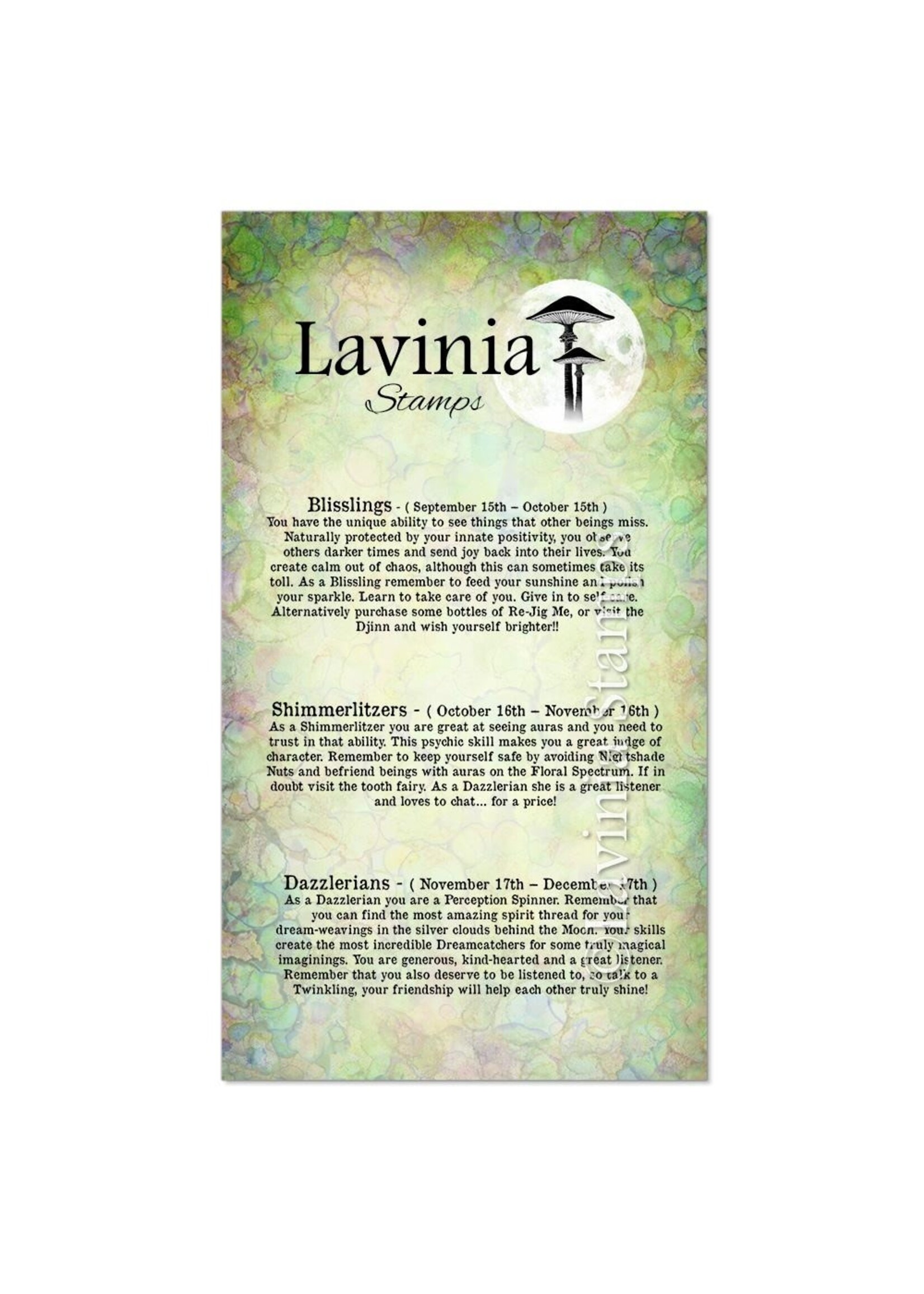 Lavinia Lavinia Stamps, LAV832 Moon Signs