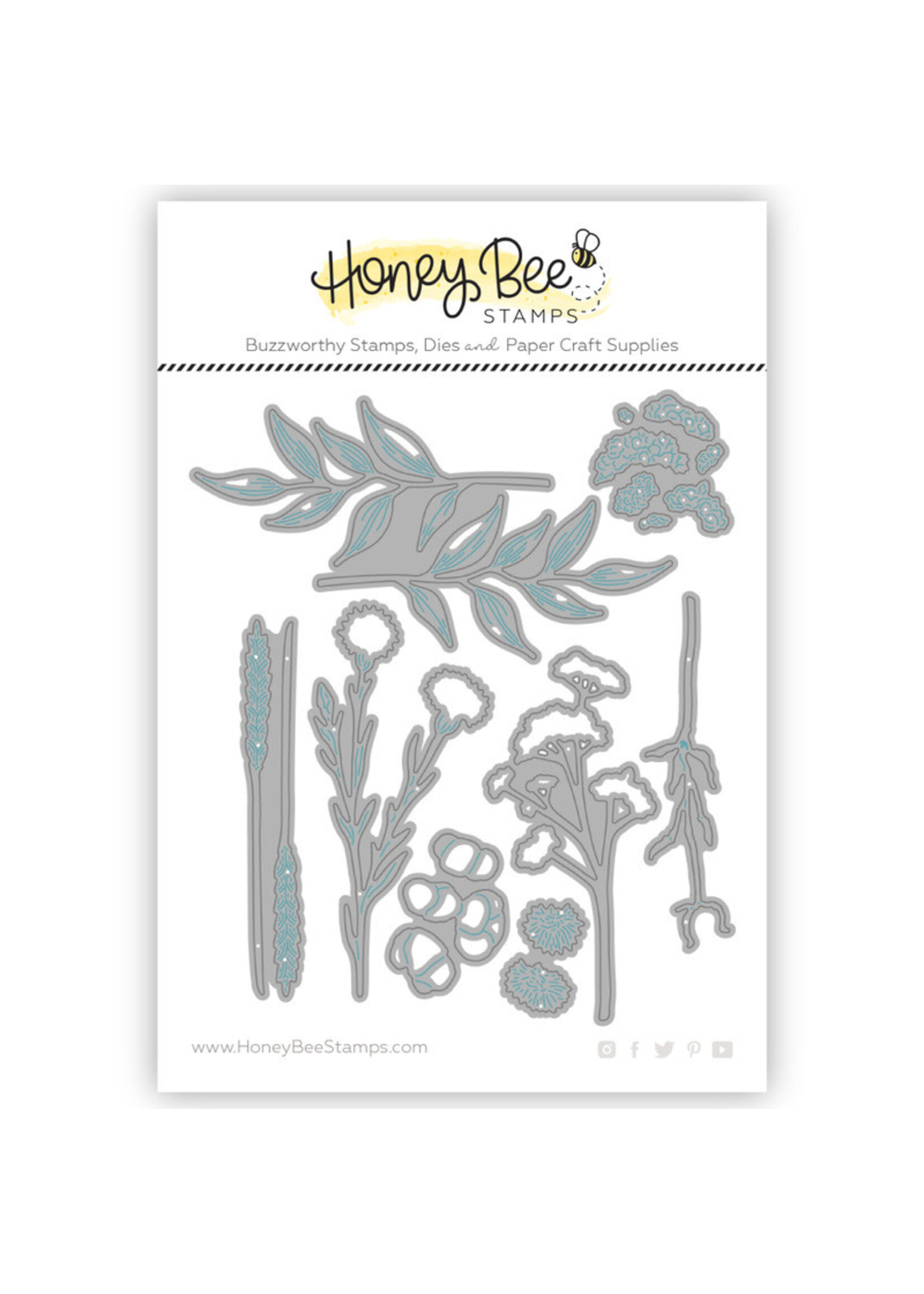 Honey Bee Stamps Honey Bee Die, Lovely Layers - Autumn Bouquet