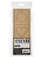 Stampers Anonymous Tim Holtz Etcetera, Tiles - Large Cutout