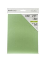 Tonic Studios 8.5x11 Pearlescent Cardstock, Fresh Mint (Per Sheet)