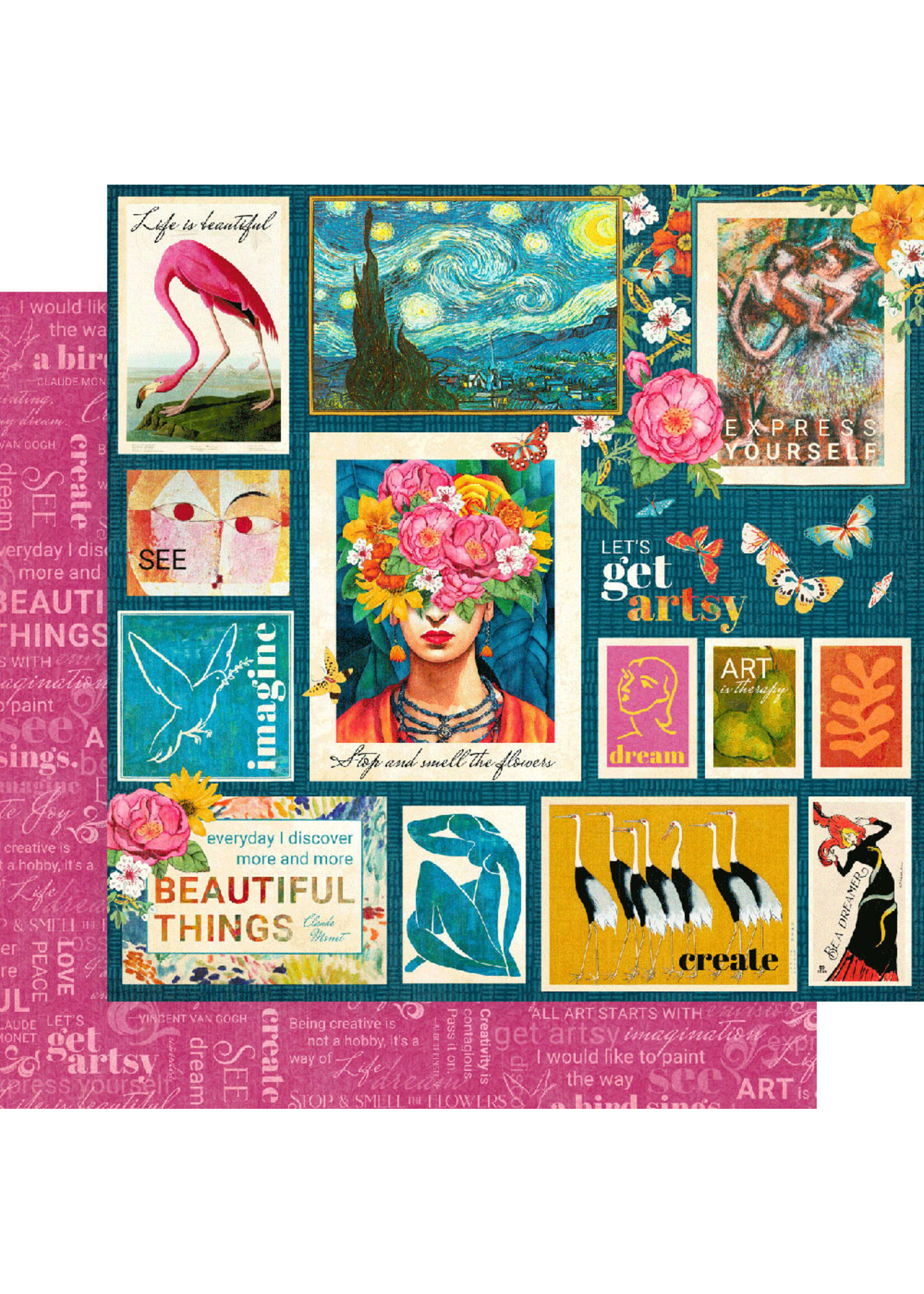 Graphic 45 Graphic 45 12x12 Let's Get Artsy, Let's Get Artsy