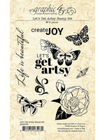 Graphic 45 Graphic 45 Stamp, Let's Get Artsy