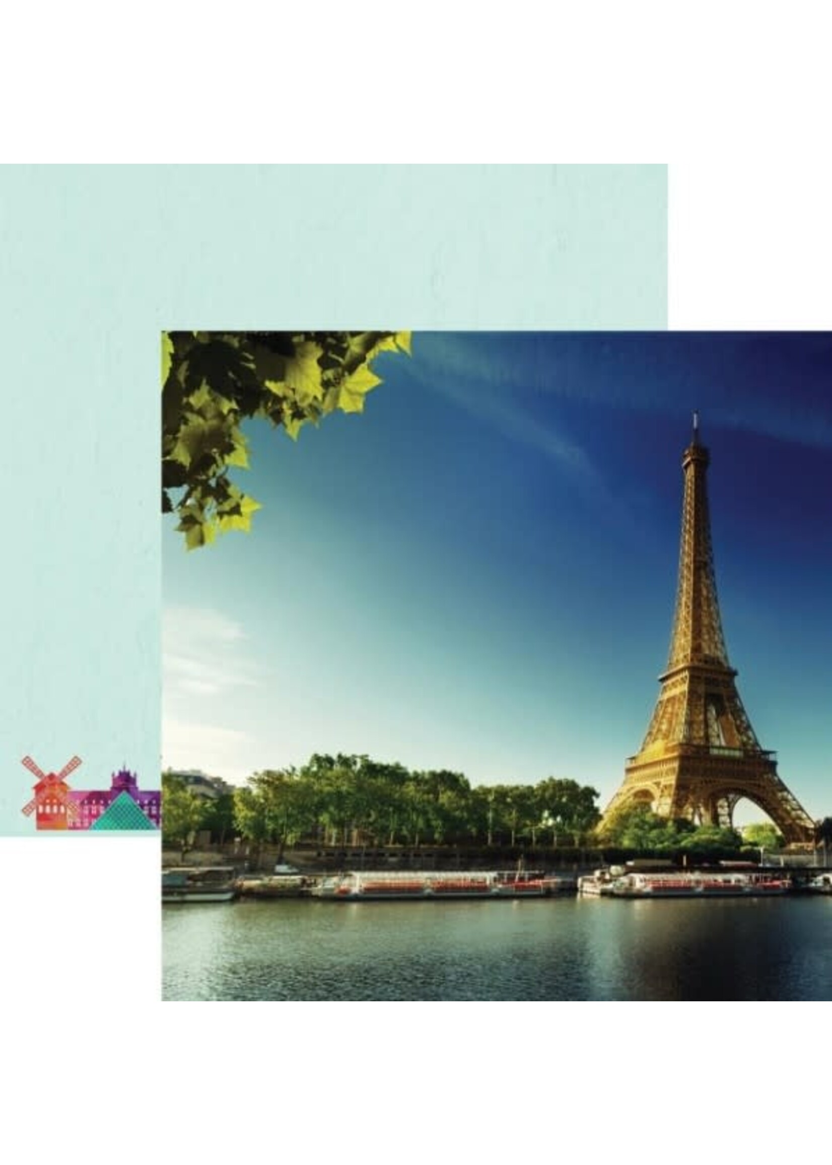 Reminisce Reminisce 12x12 Eiffel Tower