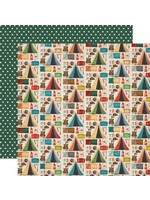 Carta Bella Carta Bella 12x12 Paper Summer Camp, Camping Essentials