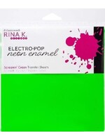 Gina K Rina K Electro-Pop neon enamel, Screamin' Green