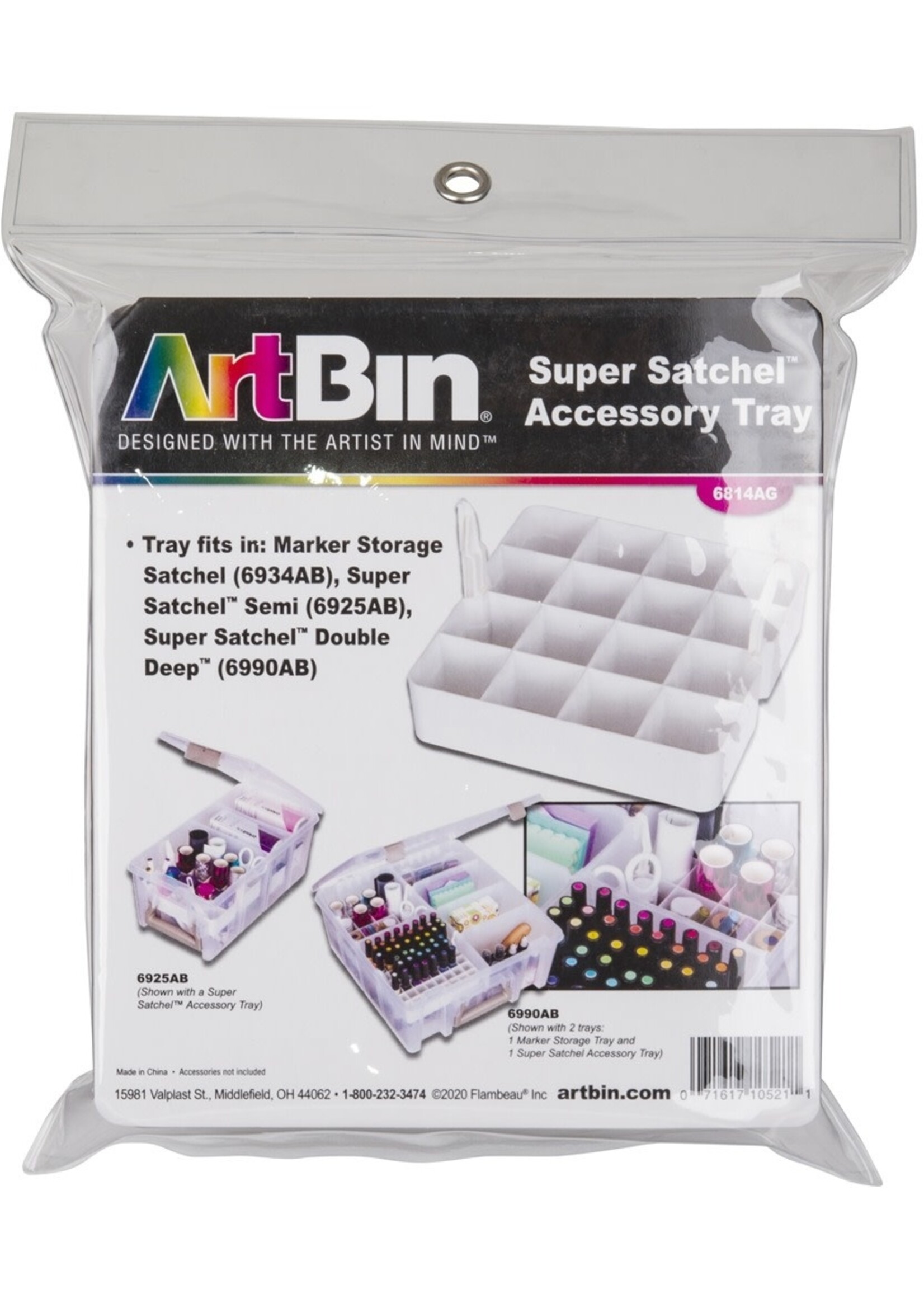 Art Bin Art Bin Super Satchel Accessory Tray