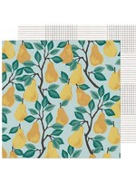 American Crafts Crate Paper 12x12 Marigold, Harvest
