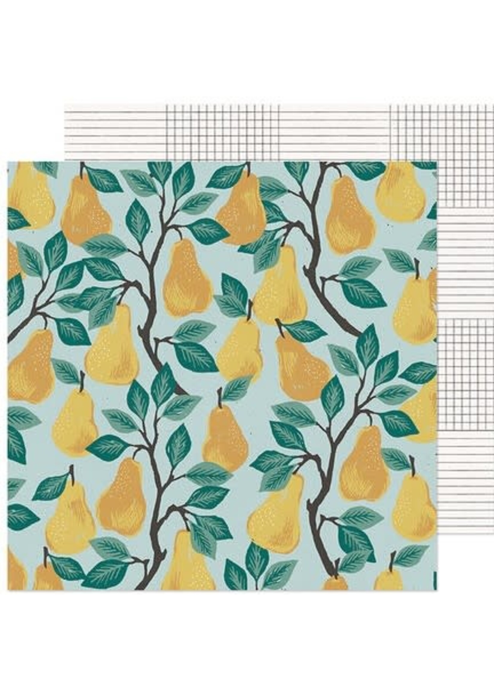 American Crafts Crate Paper 12x12 Marigold, Harvest