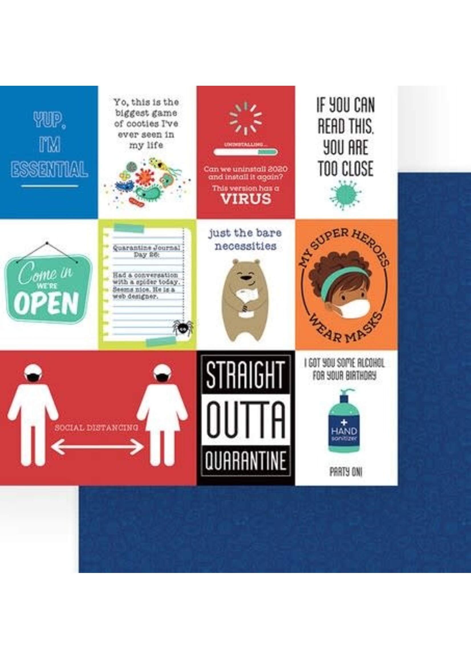 PhotoPlay Photo Play 12x12 The New Normal, We are Open