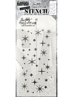 Stampers Anonymous Tim Holtz Layering Stencil, THS173 Twinkle