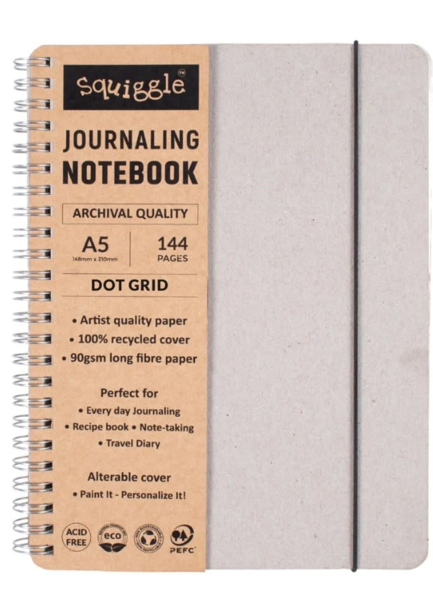 Little Birdie Journaling Notebook, A5 Dot Grid