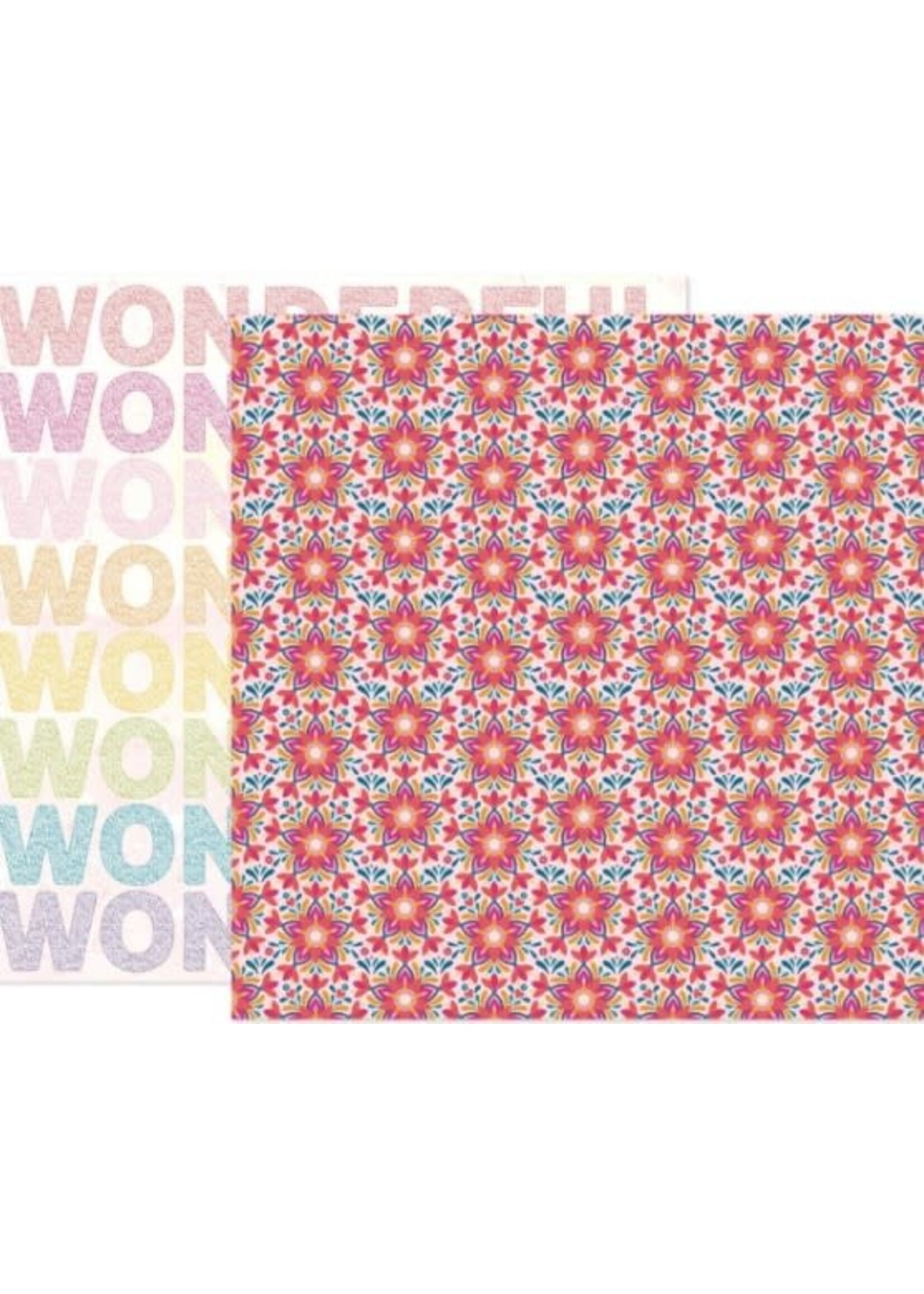 American Crafts Paige Evans12x12 Wonders, Paper 19