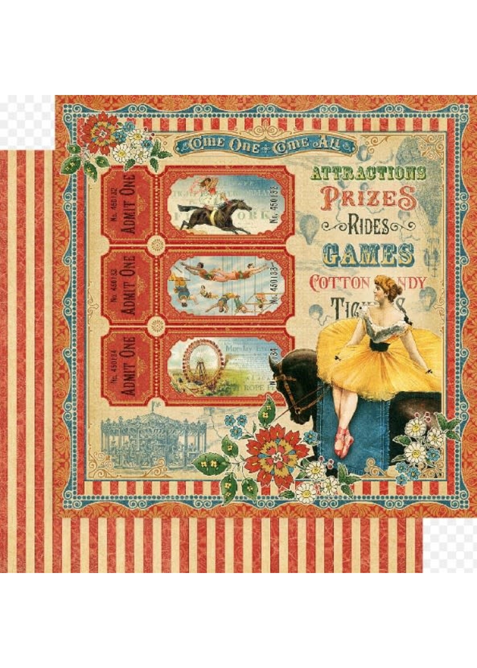 Graphic 45 Graphic 45 12x12 Come One Come All, Come One Come All