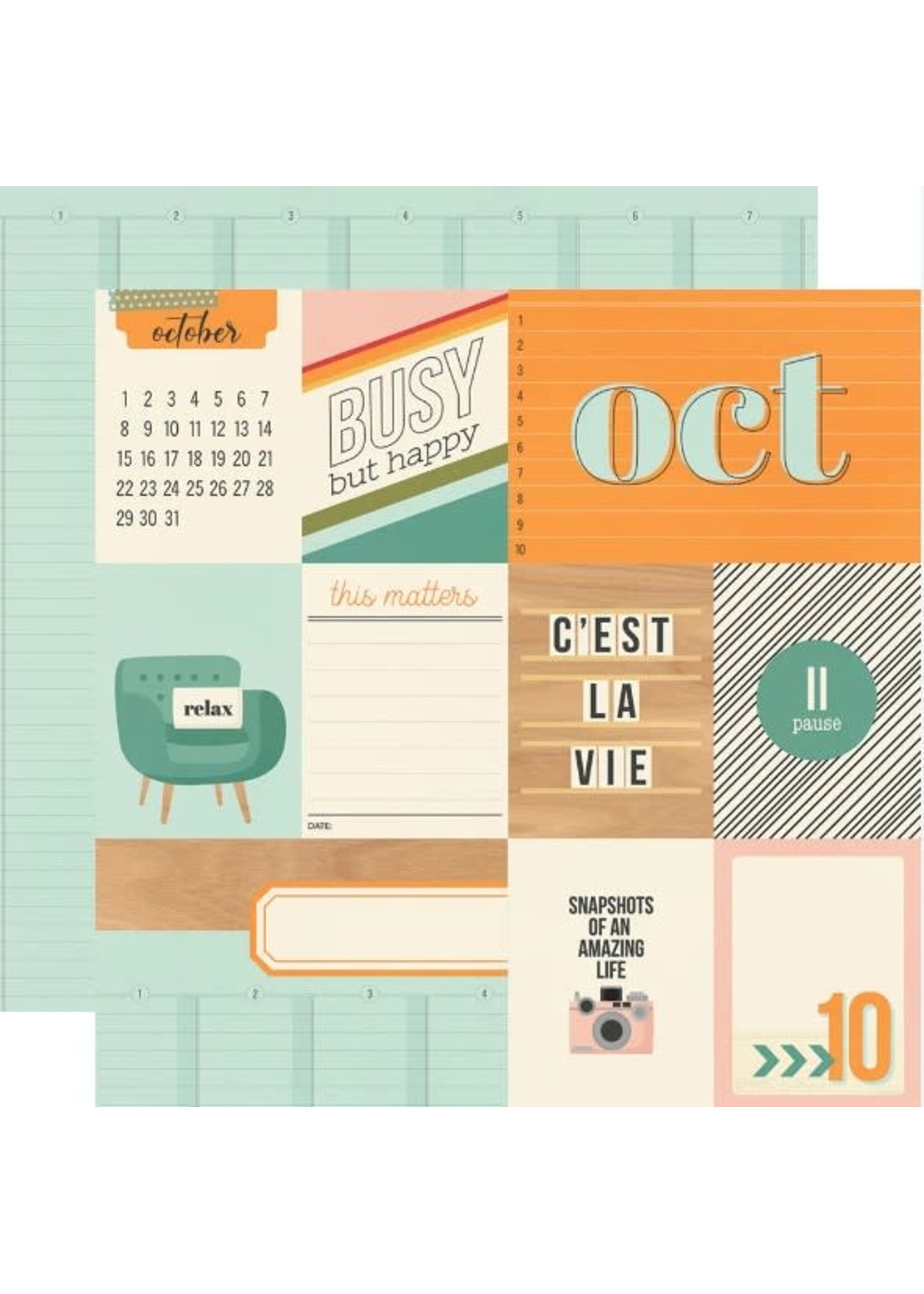 Simple Stories Simple Stories 12x12 Hello Today, October