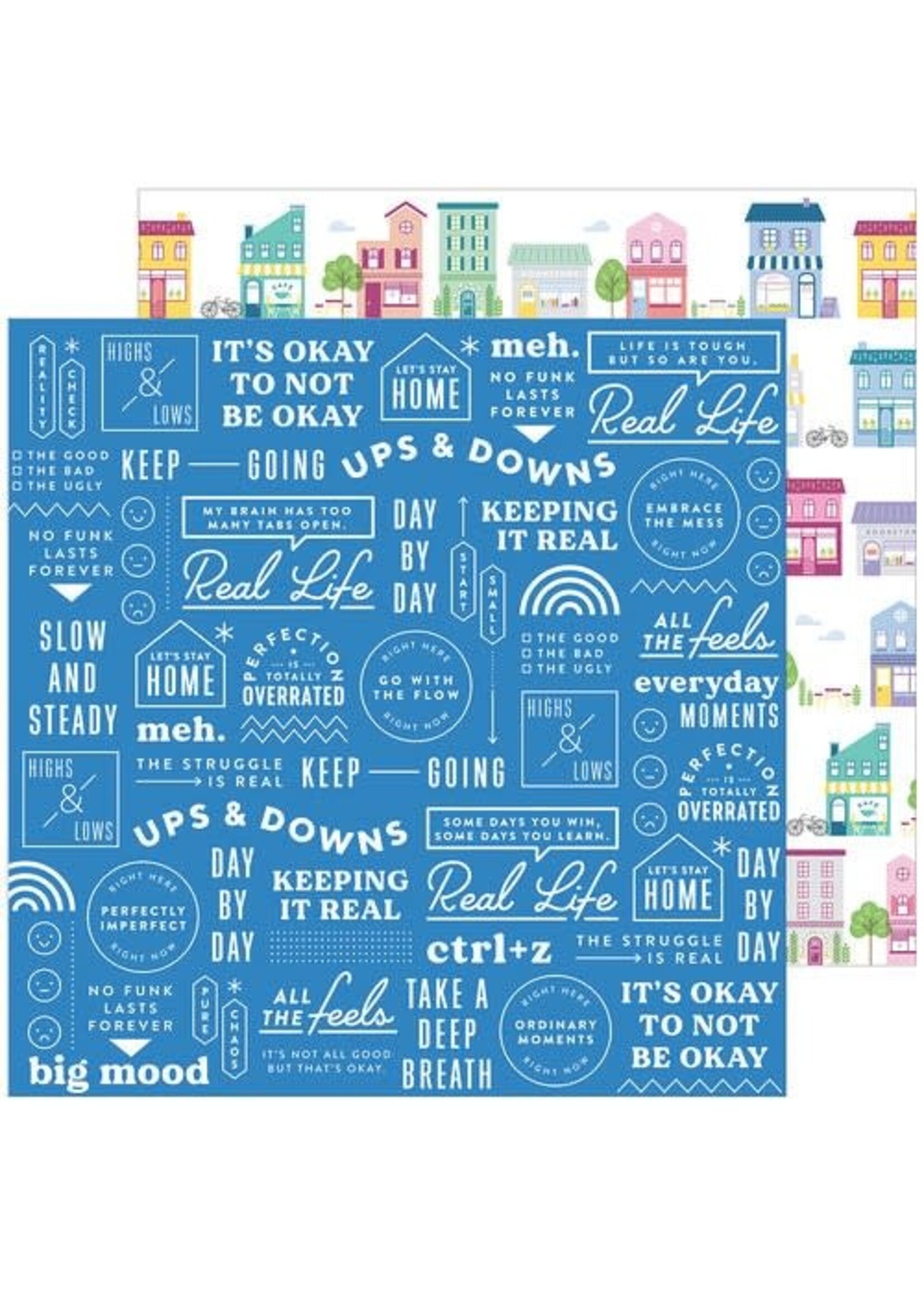 Pink Fresh Studio Pink Fresh Studio 12x12 Keeping It Real,  Adulting