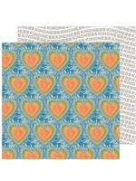 American Crafts Jen Hadfield 12x12 Reaching Out, The Dyed Hearts