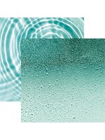 Reminisce 12X12 Patterned Paper, Weekend Getaway - Relax