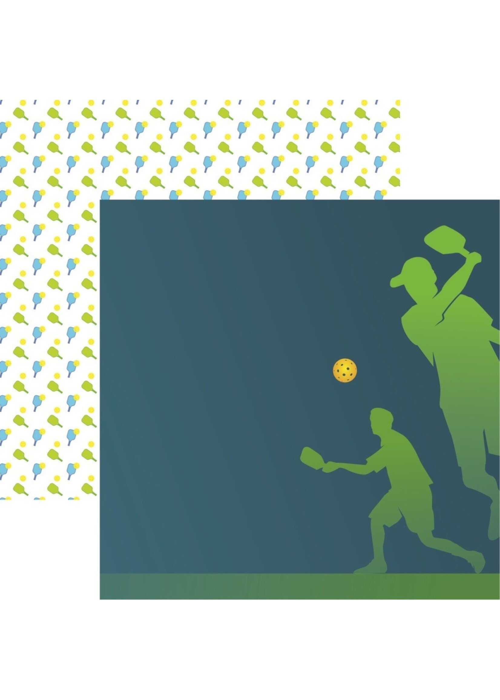 Reminisce Reminisce 12X12 Let's Play Pickleball, Let's Play