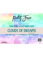 Picket Fence Studios Fabulously Glossy Card Stock 8.5x11, Clouds of Dreams (6)