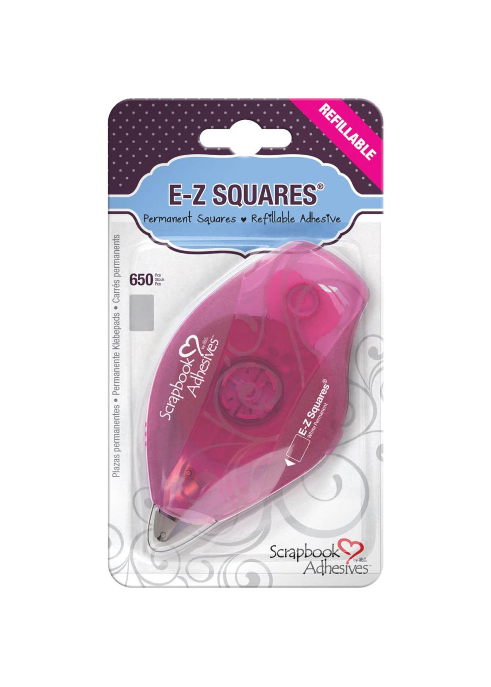 E-Z Squares Permanent White Dispenser - Memories and More