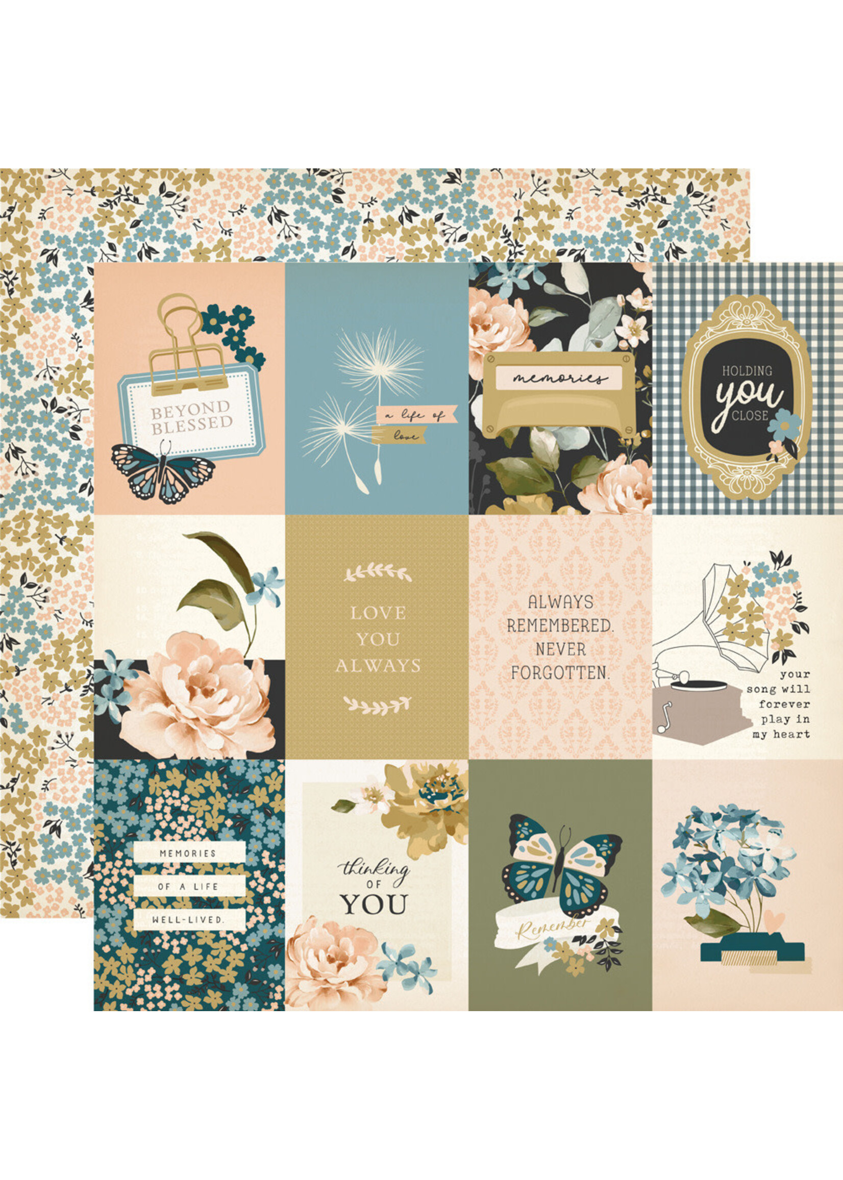 Simple Stories Simple Stories 12x12 Remember, 3x4 Elements