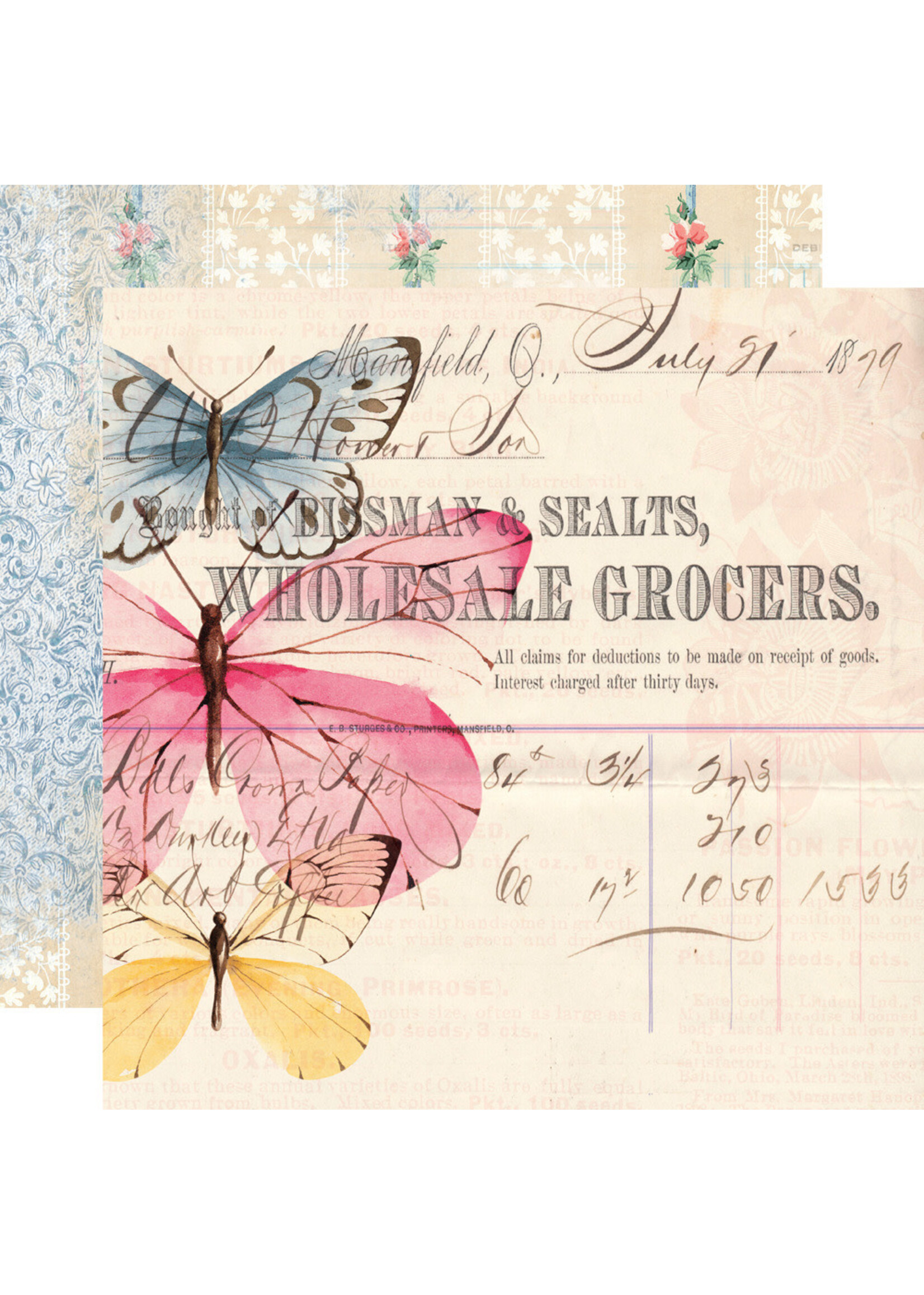 Simple Stories 12x12 SV Spring Garden, Spread Your Wings