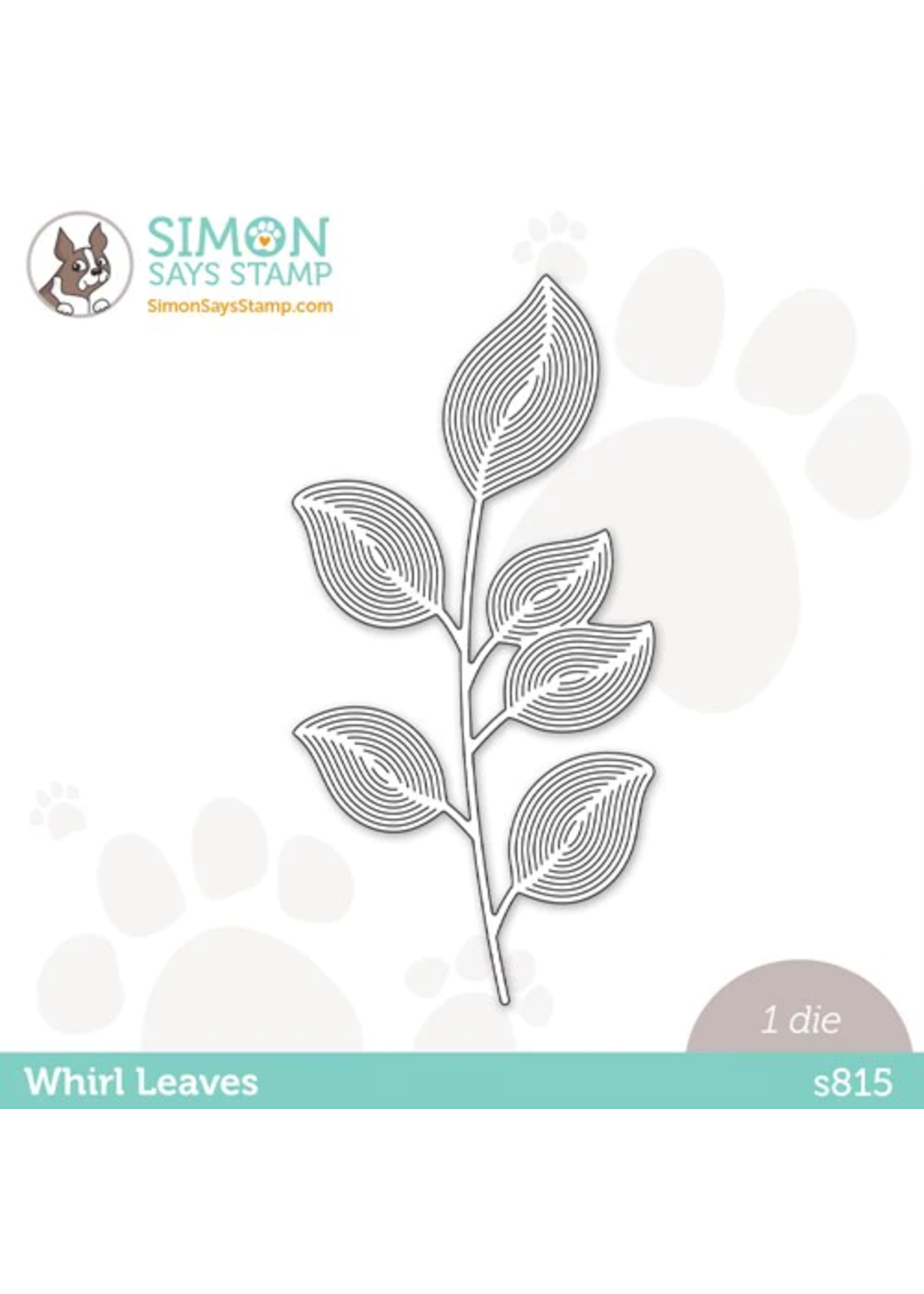 Simon Says Stamps Die, Whirl Leaves