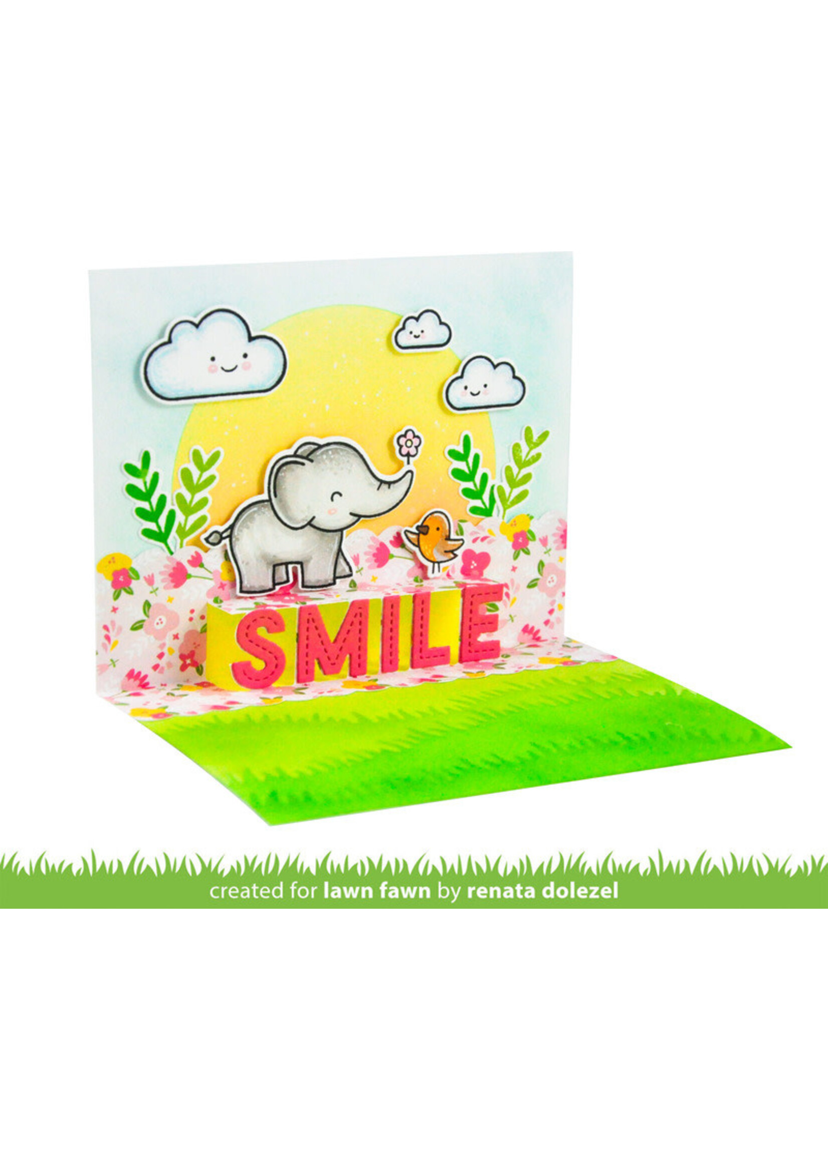 Lawn Fawn Lawn Fawn Die, LF2528 Pop Up Smile
