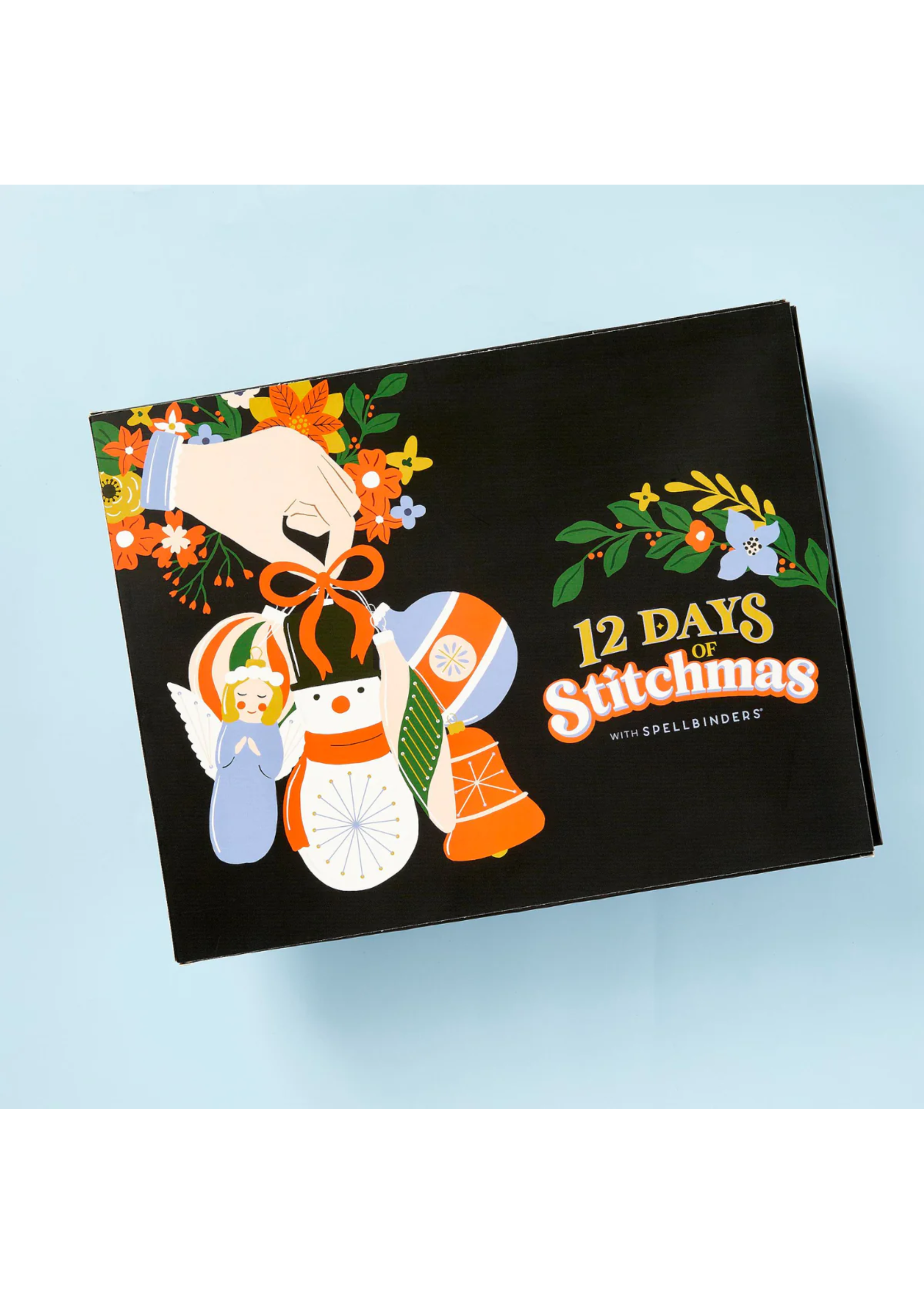 Spellbinders 2024 Advent Calendar, 12 Days of Stitchmas