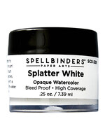 Spellbinders Ink, SB Splatter White Opaque Watercolor