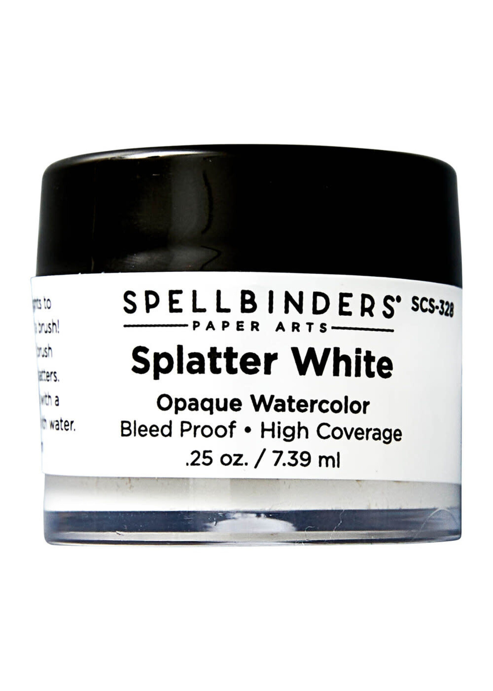 Spellbinders Ink, SB Splatter White Opaque Watercolor