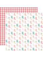 Carta Bella Carta Bella 12x12 Here Comes Spring, Garden Boots