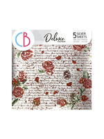Ciao Bella 6x6 Silver Sheets, Frozen Roses