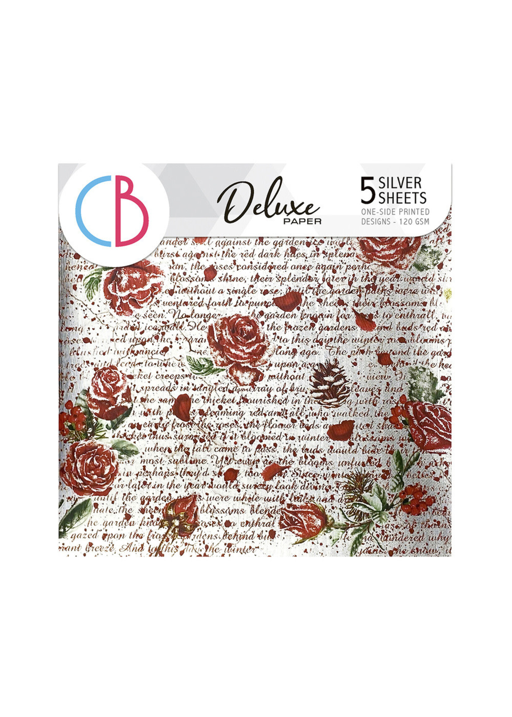 Ciao Bella Ciao Bella 6x6 Silver Sheets, Frozen Roses