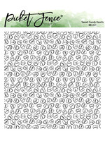 Picket Fence Studios Picket Fence Stamp, Sweet Candy Hearts