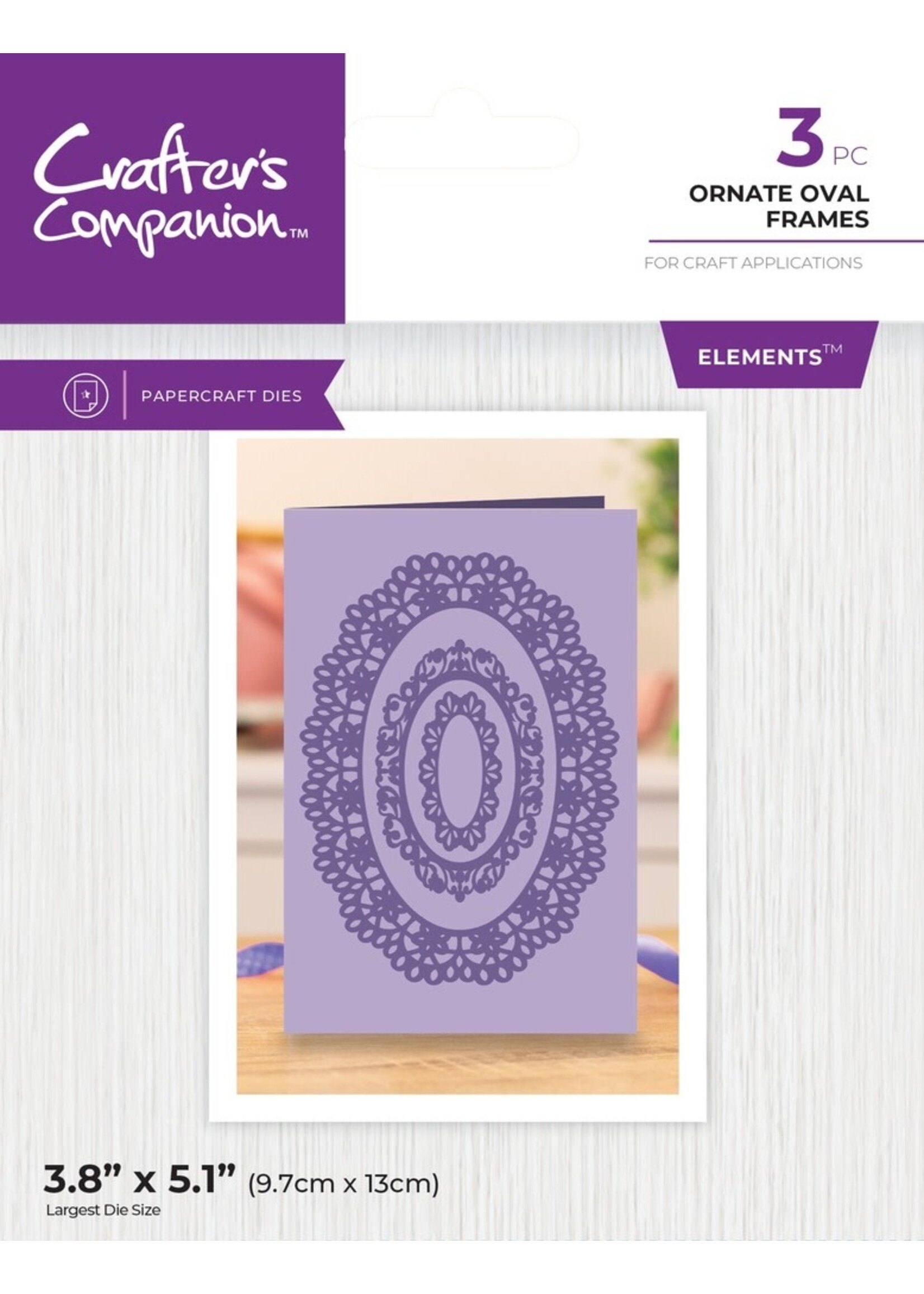 Crafter's Companion Die, Ornate Oval Frames