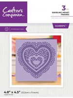 Crafter's Companion Crafter's Companion Die, Swirling Heart Frames