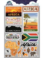 Reminisce 3D Stickers, Jet Setters - Africa