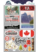 Reminisce 3D Stickers, Jet Setters - Canada