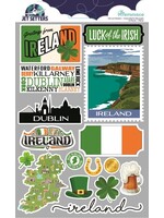 Reminisce 3D Stickers, Jet Setters - Ireland