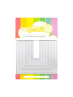 Waffle Flower Die, A7 Nesting Rectangle Frames