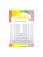 Waffle Flower Waffle Flower Die, A7 Nesting Stitched Rectangles