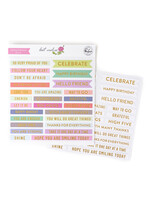 Pink Fresh Studio Cardstock Stickers, Best Wishes