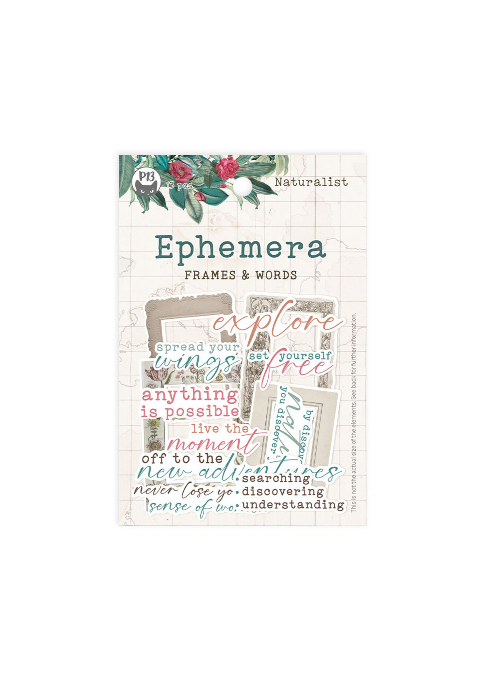 Ephemera, Naturalist - Frames & Words